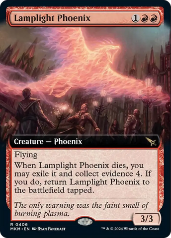 Lamplight Phoenix (Extended Art) [Murders at Karlov Manor]