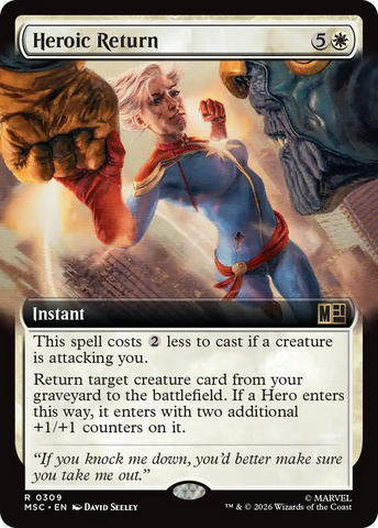 Heroic Return (Extended Art) [Marvel Super Heroes Commander]