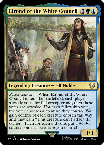 Elrond of the White Council [The Lord of the Rings: Tales of Middle-Earth Commander]