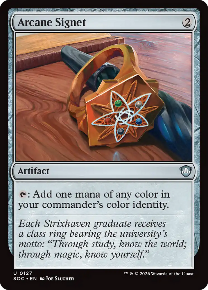 Arcane Signet [Secrets of Strixhaven Commander]