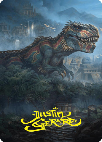 Ghalta, Primal Hunger Art Card (41/54) (Gold-Stamped Signature) [Foundations Art Series]