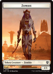 Shapeshifter // Zombie (0003) Double-Sided Token [Aetherdrift Commander Tokens]