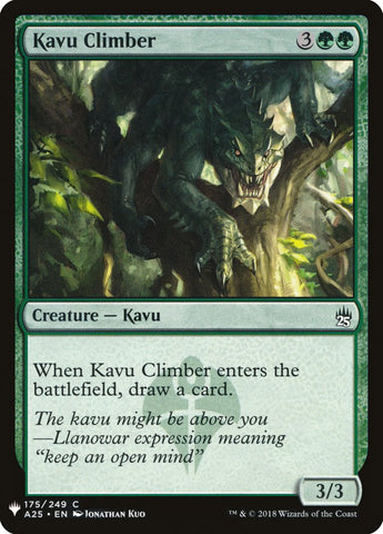 Kavu Climber [Mystery Booster]