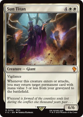 Sun Titan (Surge Foil) [FINAL FANTASY Commander]