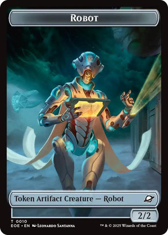 Robot // Lander (0006) Double-Sided Token [Edge of Eternities Tokens]