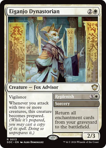 Eiganjo Dynastorian [Secrets of Strixhaven Commander]