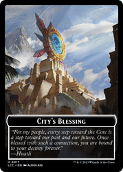 Tiny // City's Blessing Double-Sided Token [Secret Lair Drop Series]
