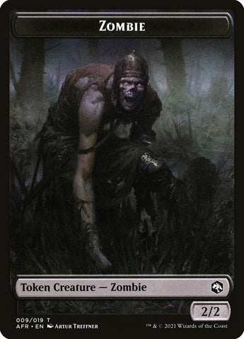 Devil // Zombie Double-Sided Token [Dungeons & Dragons: Adventures in the Forgotten Realms Tokens]