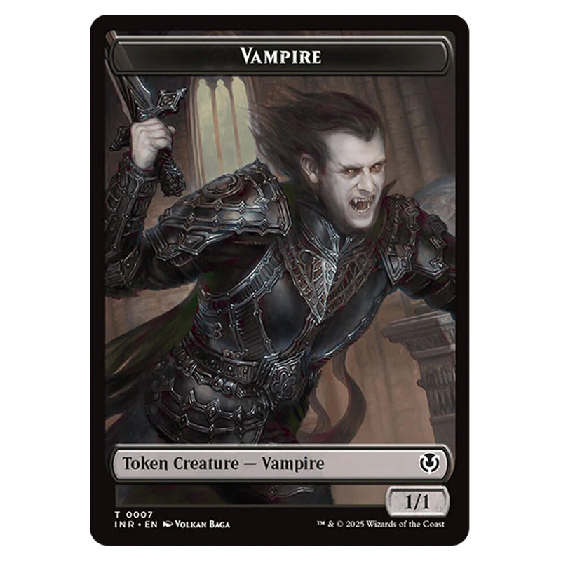 Blood // Vampire (0007) Double-Sided Token [Innistrad Remastered Tokens]