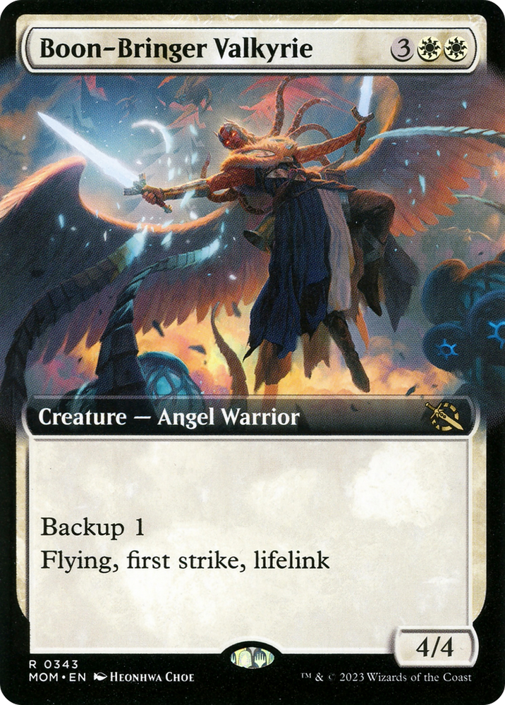 Boon-Bringer Valkyrie (Extended Art) [March of the Machine]