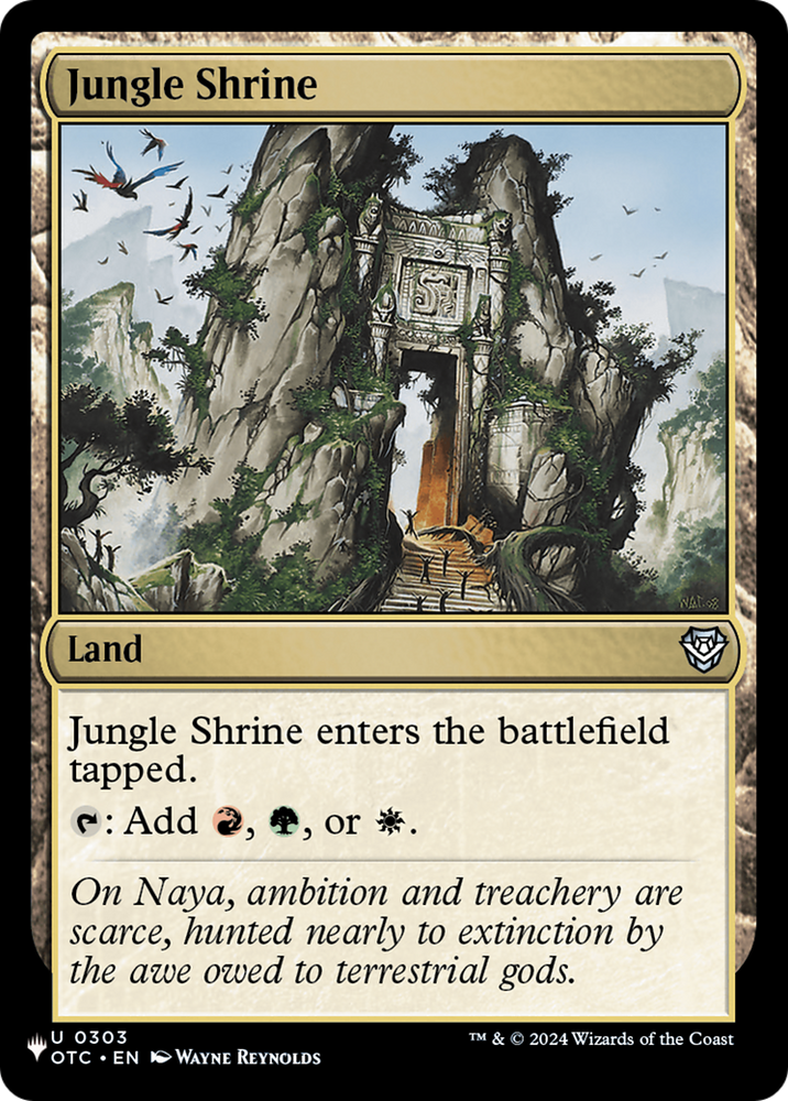Jungle Shrine (OTC) [The List]