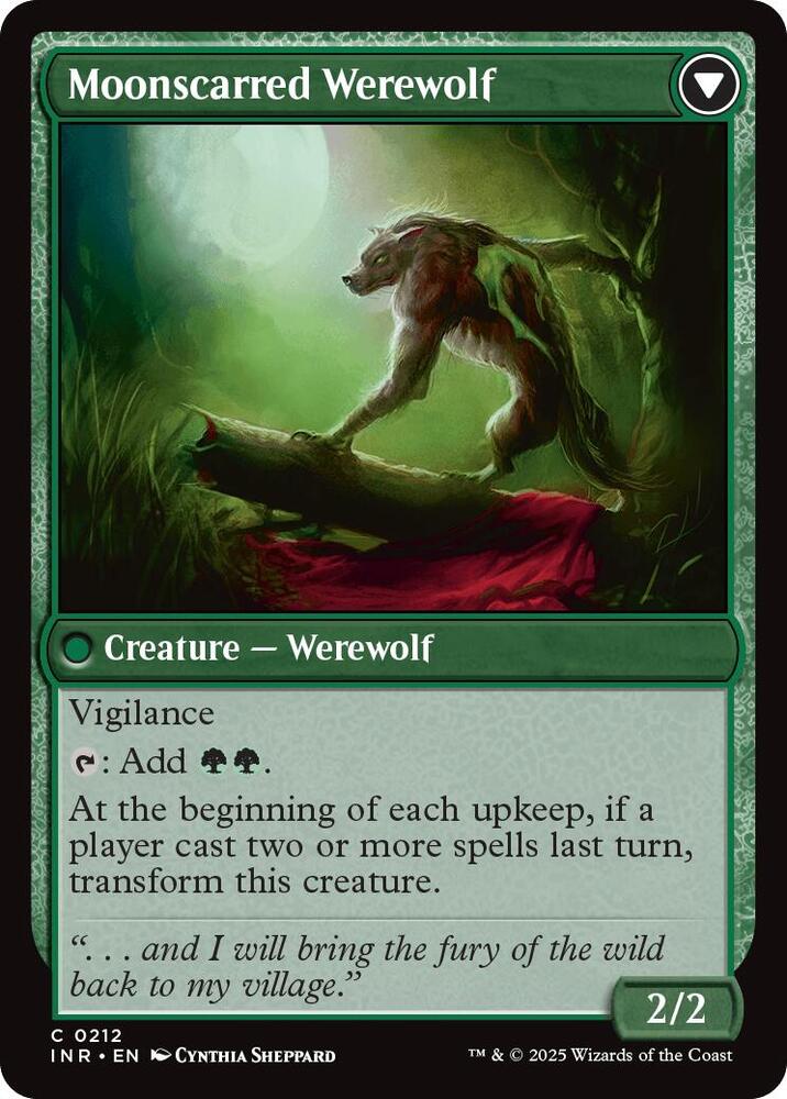 Scorned Villager // Moonscarred Werewolf [Innistrad Remastered]
