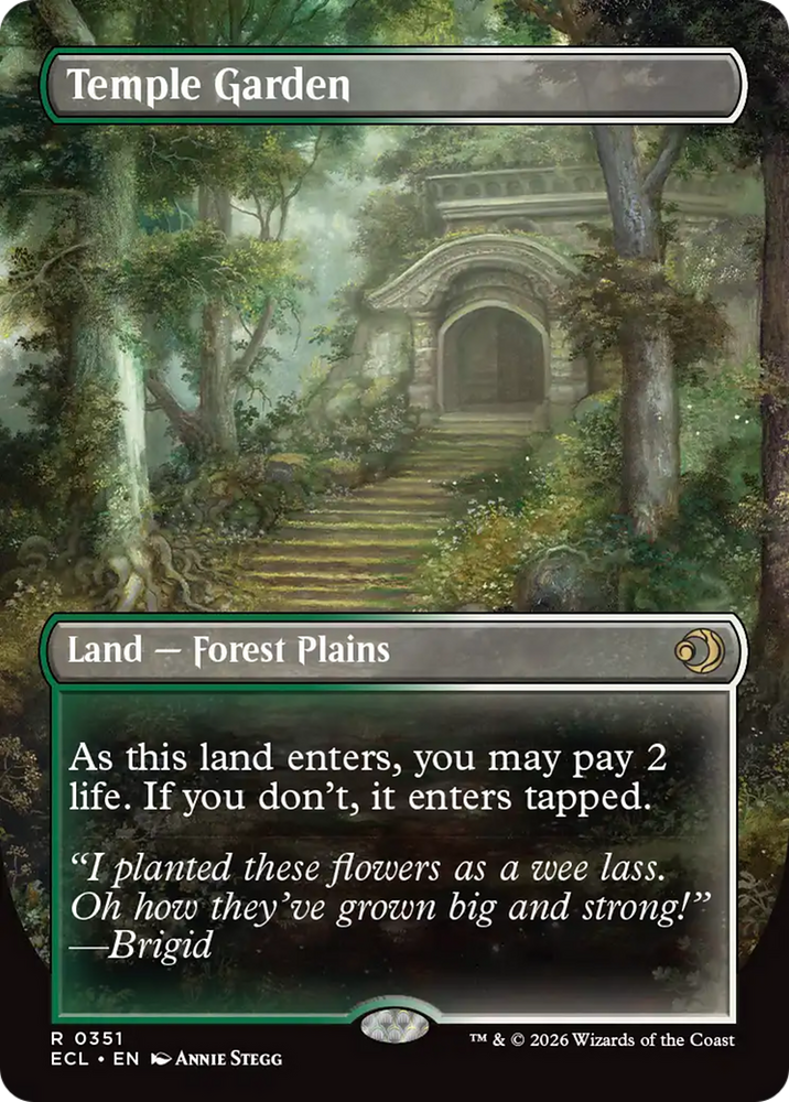 Temple Garden (Borderless) [Lorwyn Eclipsed]
