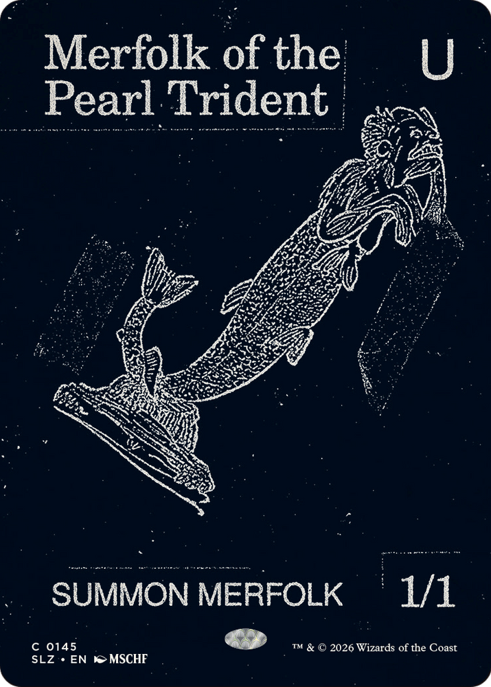 Merfolk of the Pearl Trident (0145) [Secret Lair x MSCHF: The Zeta Set]