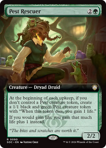 Pest Rescuer (Extended Art) [Secrets of Strixhaven Commander]