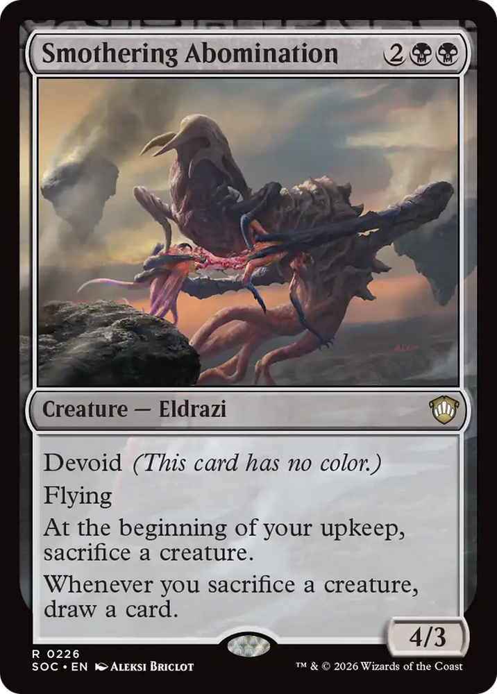 Smothering Abomination [Secrets of Strixhaven Commander]