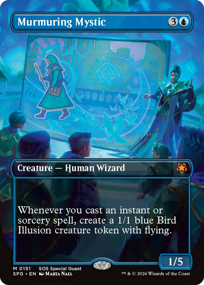 Murmuring Mystic (Borderless) [Secrets of Strixhaven Special Guests]