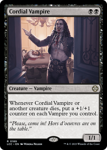 Cordial Vampire [The Lost Caverns of Ixalan Commander]