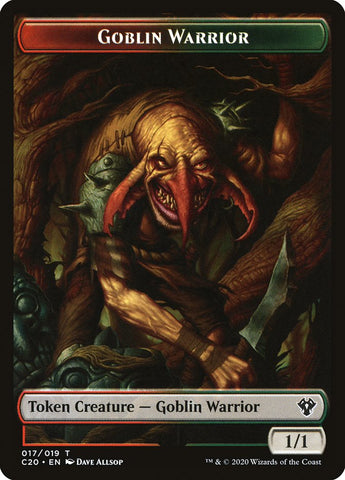 Goblin Warrior Token [Commander 2020]