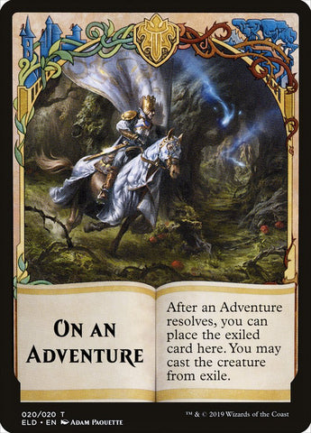 On an Adventure [Throne of Eldraine Tokens]