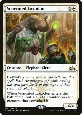 Venerated Loxodon [Guilds of Ravnica Promos]