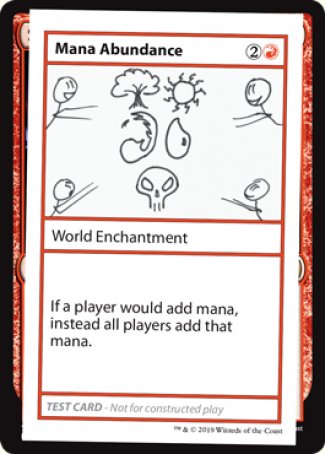 Mana Abundance (2021 Edition) [Mystery Booster Playtest Cards]