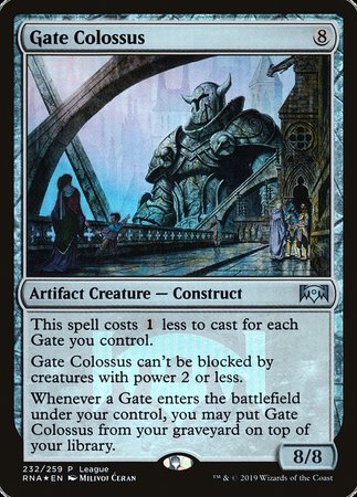 Gate Colossus [Ravnica Allegiance Promos]
