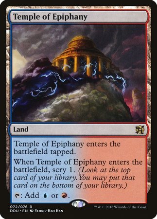 Temple of Epiphany [Duel Decks: Elves vs. Inventors]