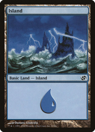 Island (32) [Duel Decks: Jace vs. Chandra]