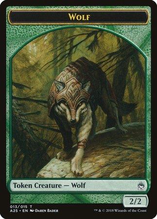 Wolf Token (013) [Masters 25 Tokens]