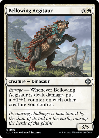 Bellowing Aegisaur [The Lost Caverns of Ixalan Commander]