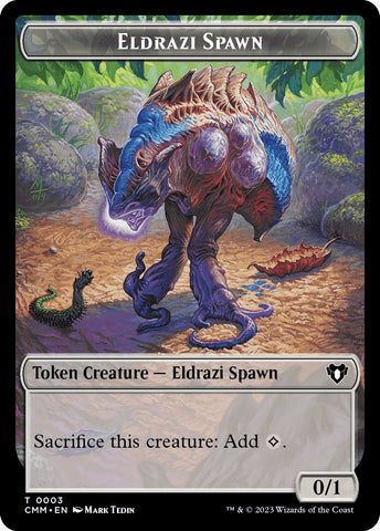 Eldrazi Spawn // Insect Double-Sided Token [Commander Masters Tokens]