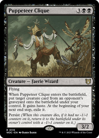 Puppeteer Clique [Wilds of Eldraine Commander]