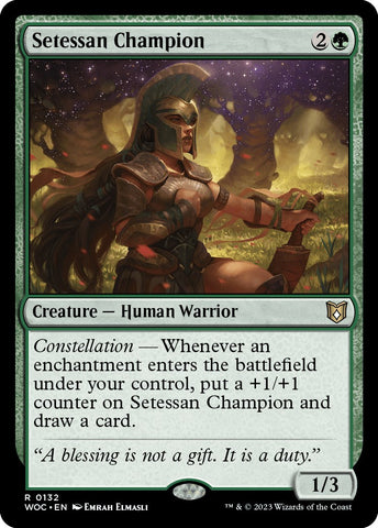 Setessan Champion [Wilds of Eldraine Commander]