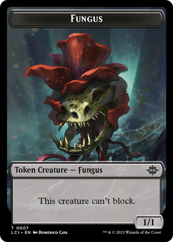 Map // Fungus Double-Sided Token [The Lost Caverns of Ixalan Tokens]