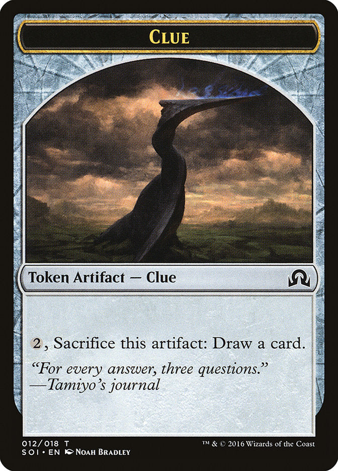 Clue (012/018) [Shadows over Innistrad Tokens]