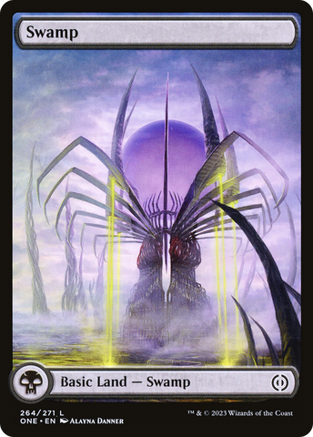 Swamp (264) (Full-Art) [Phyrexia: All Will Be One]