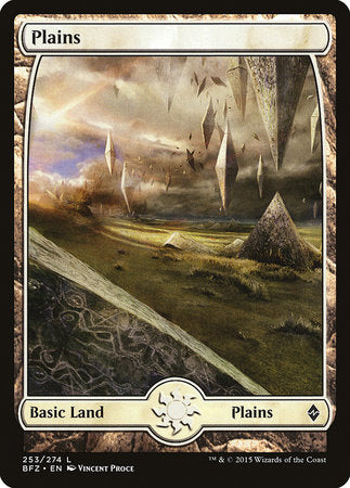 Plains (253) - Full Art [Battle for Zendikar]