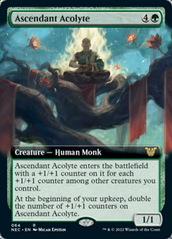 Ascendant Acolyte (Extended) [Kamigawa: Neon Dynasty Commander]