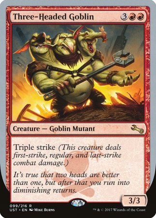 Three-Headed Goblin [Unstable]