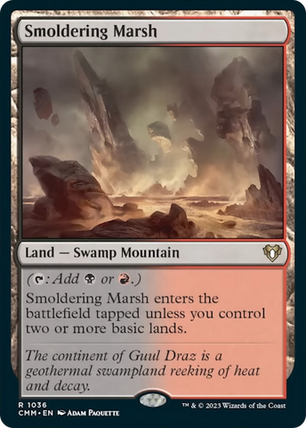 Smoldering Marsh [Commander Masters]